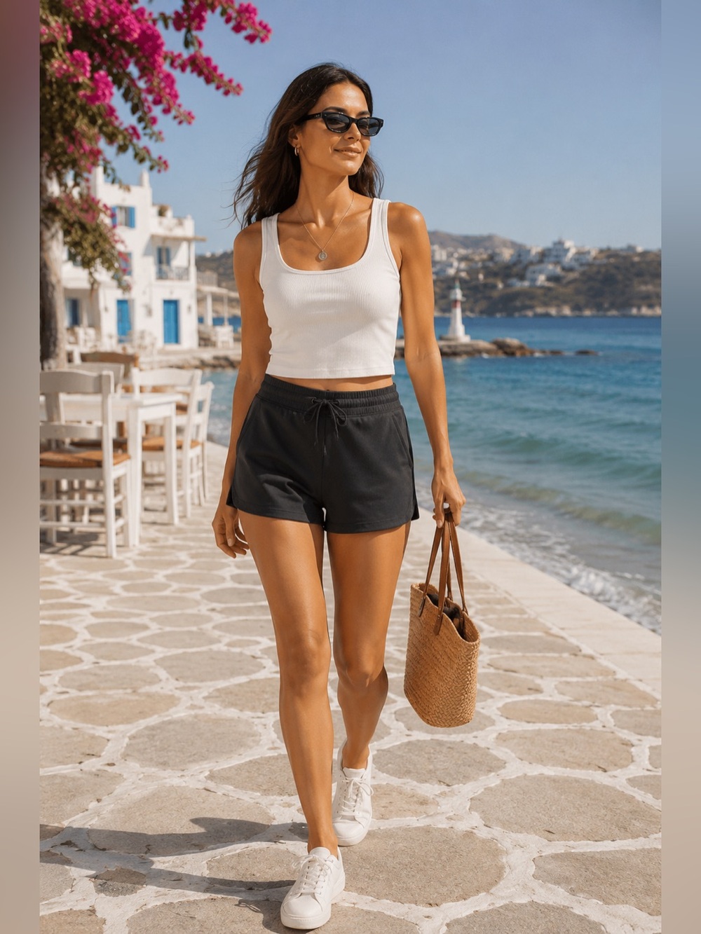 Black Casual Shorts